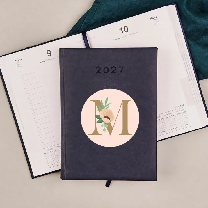 Monogramă flori - Calendar