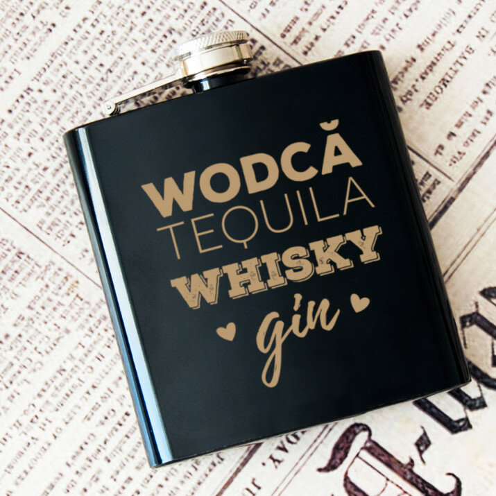 Alcoholove - Ploscă neagră
