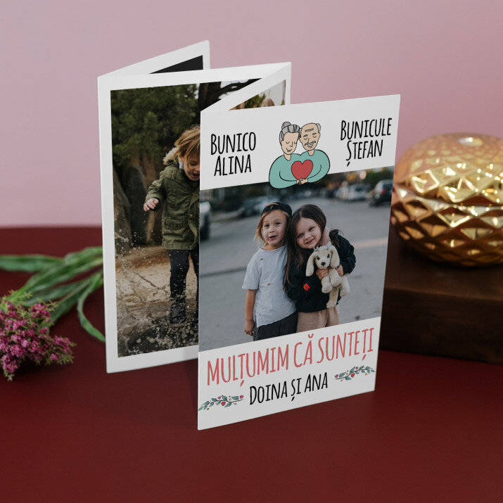 Bunico bunicule mulțumim - Set mare fotografii pliante