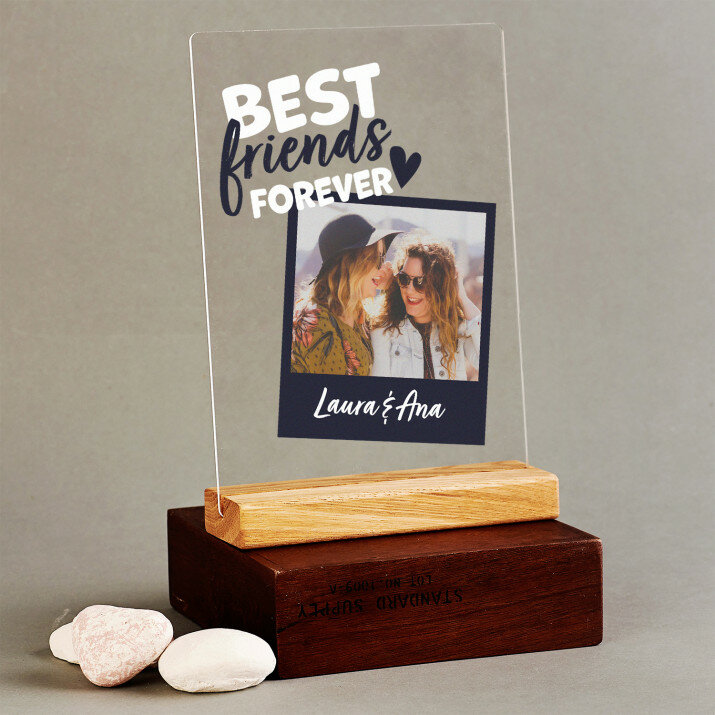 Best friends forever - Imprimare pe sticlă acrilică