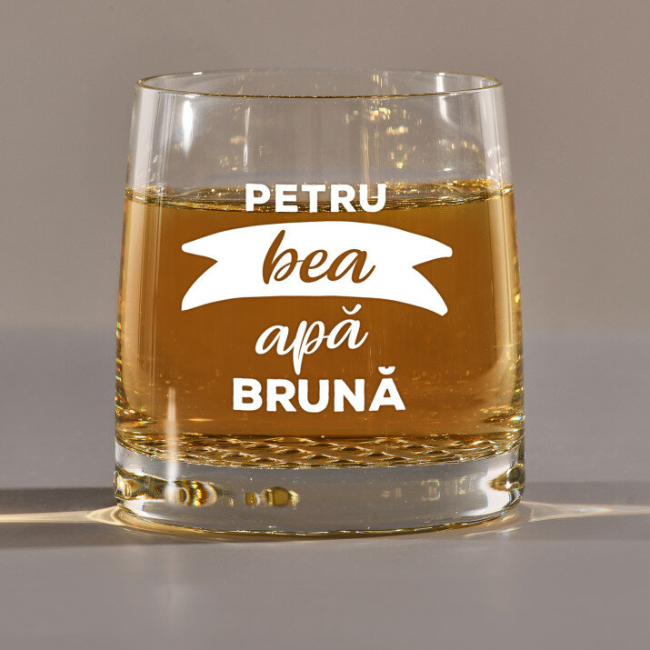 Apă brună - Pahar pentru whisky