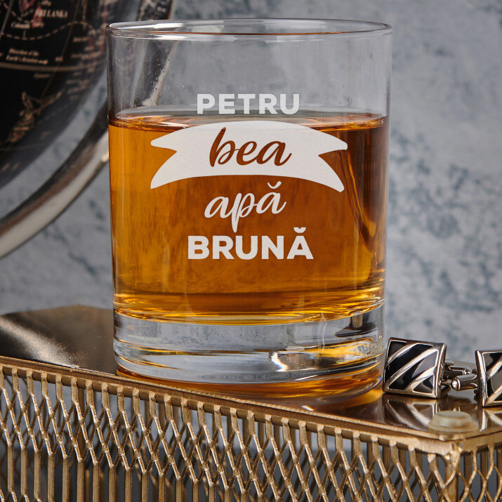 Apă brună - Pahar pentru whisky