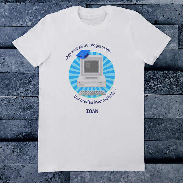 Am vrut să fiu programator - Tricou pentru bărbați