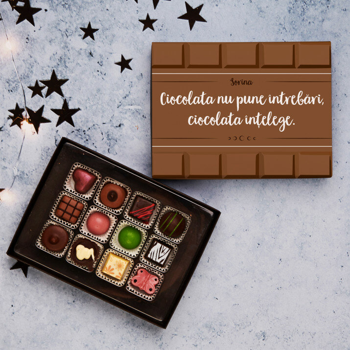 Ciocolata nu pune întrebări - Praline din ciocolată belgiană