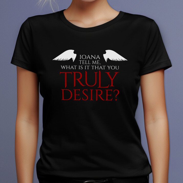 Desire - Tricou negru pentru femei
