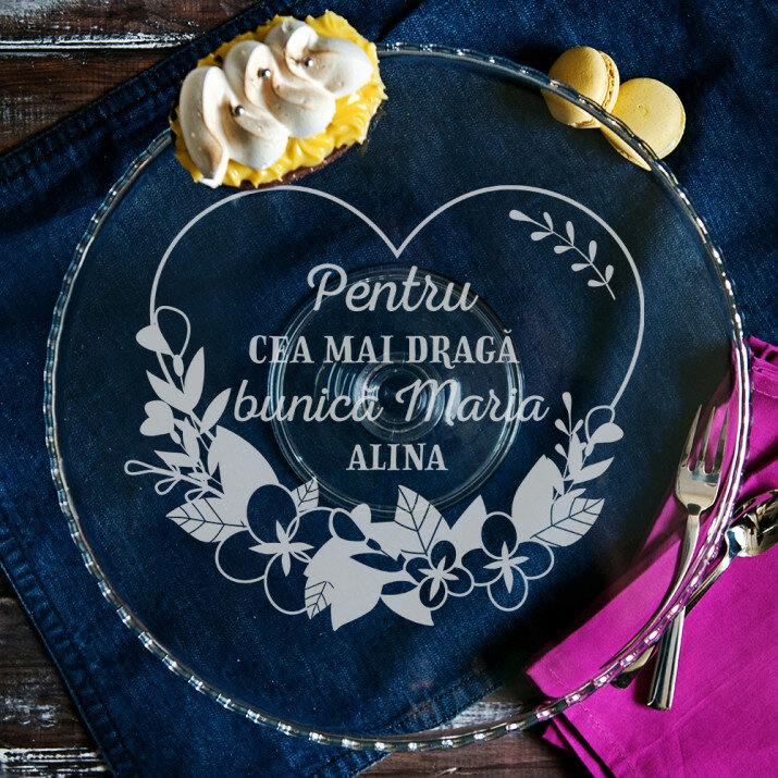 Pentru cea mai dragă bunică - Suport pentru prăjitură