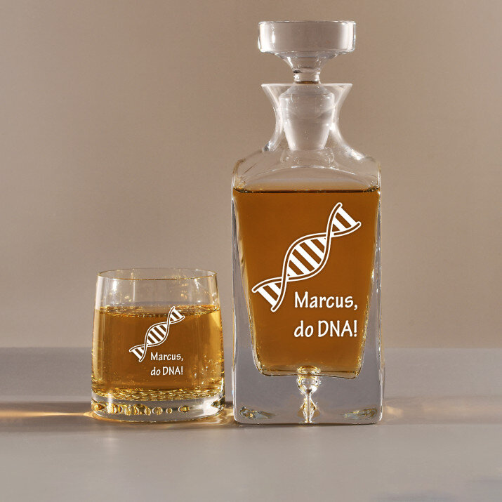 Do dna - Set cu carafă și pahare pentru whisky
