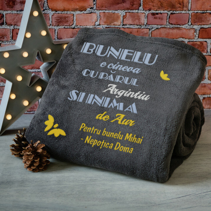 Bunelu - Pătură Brodată