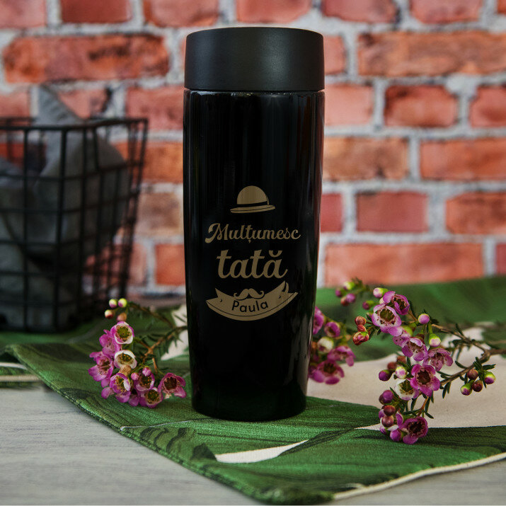 Mulțumesc tată - Cană termică