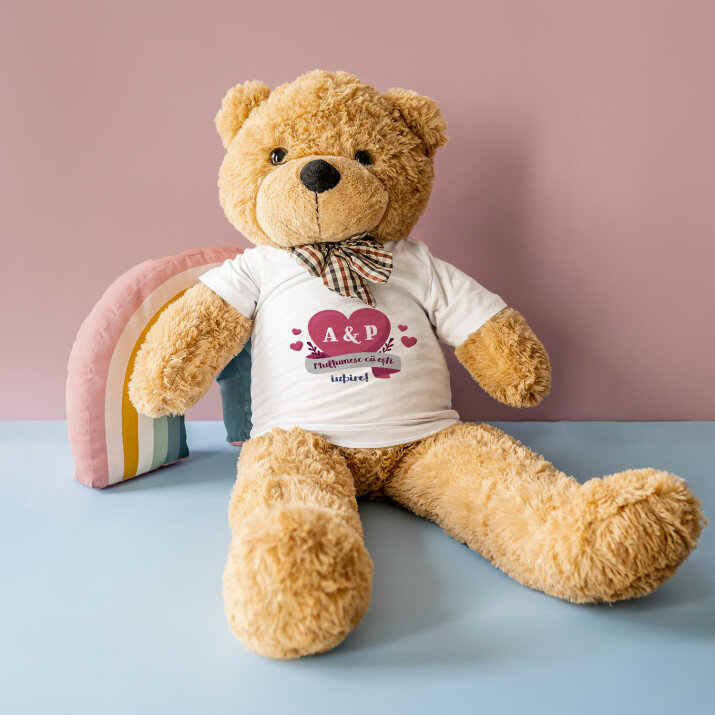 Mulțumesc că ești, iubire - Ursuleț de pluș 90 cm Mulțumesc că ești, iubire - Ursuleț de pluș 90 cm