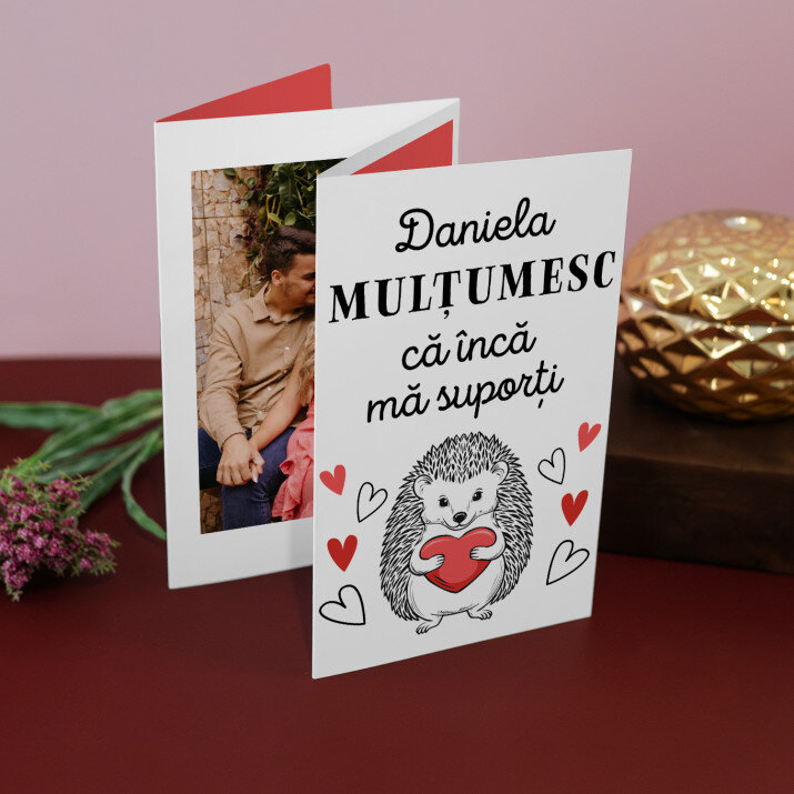 Mulțumesc că mă suporți - Set mare fotografii pliante