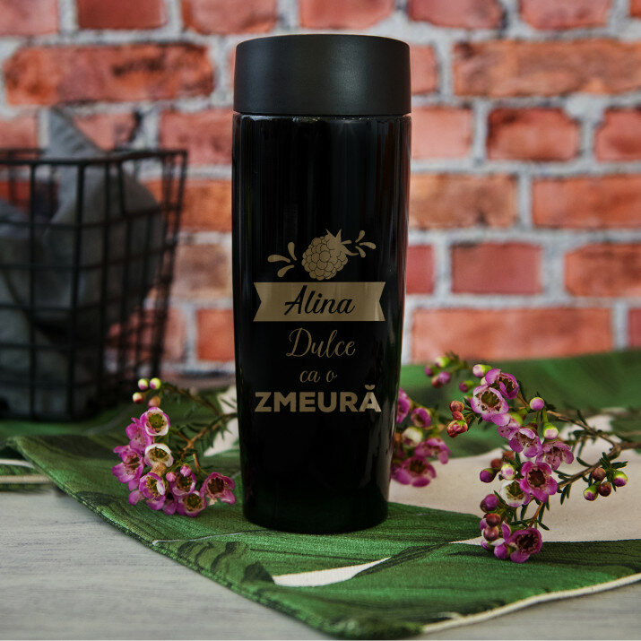 Dulce ca o zmeură - Cană termică