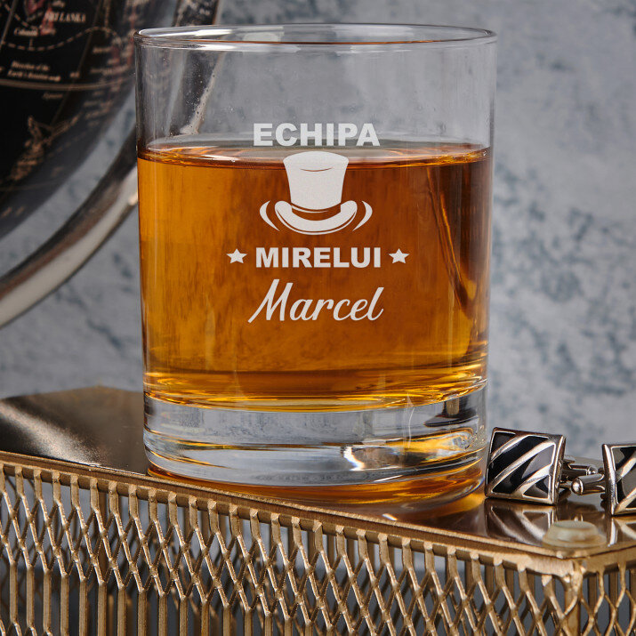 Echipa mirelui - Pahar pentru whisky