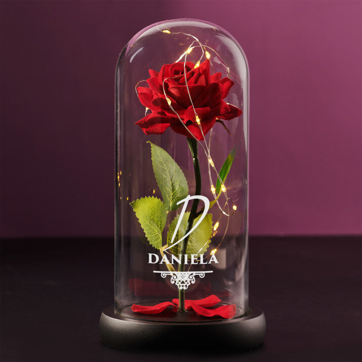 Elegant - Trandafirul etern în sticlă