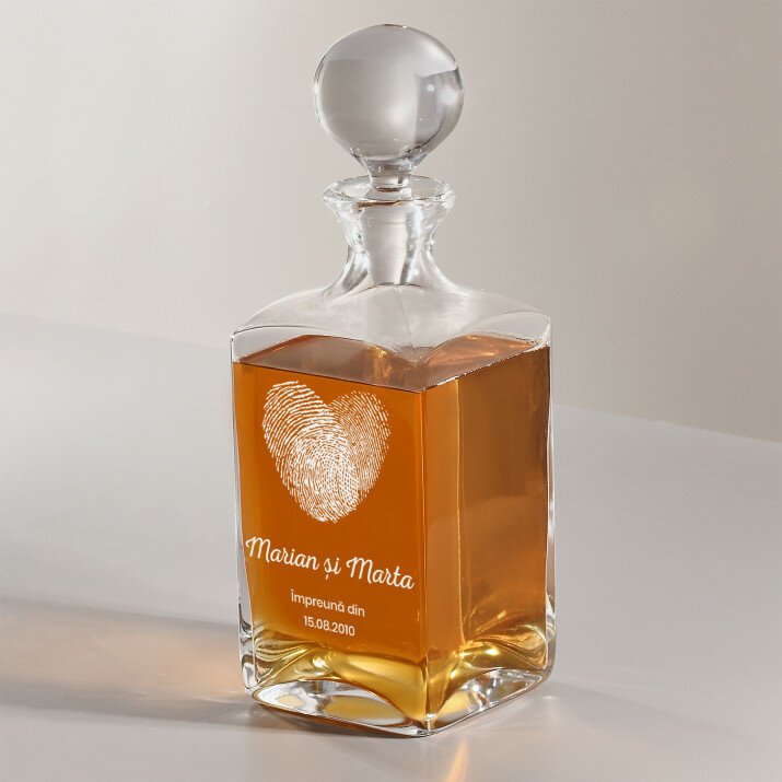 Amprente digitale - Carafă pentru whisky