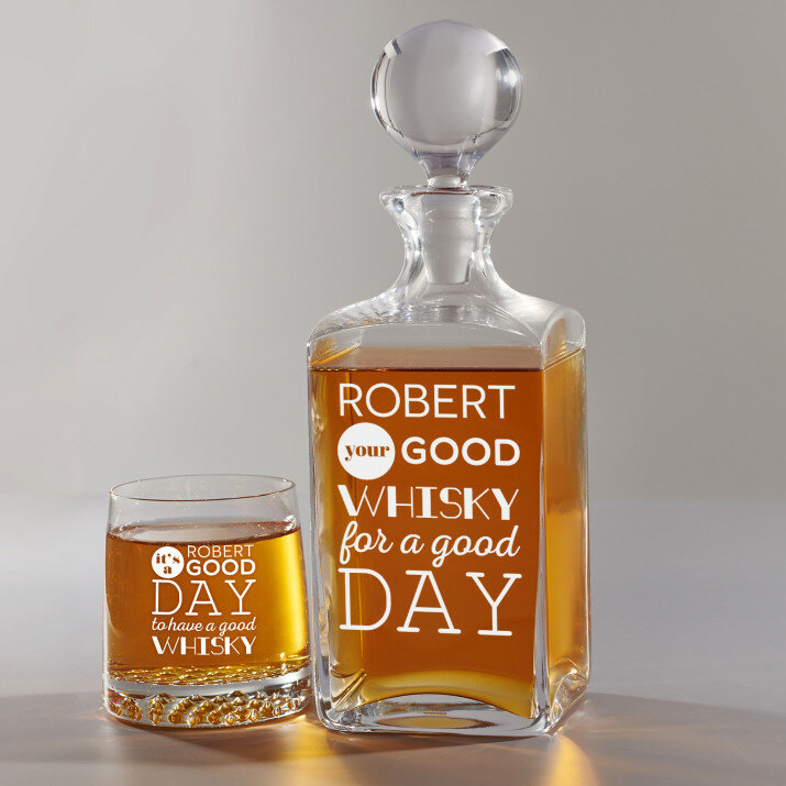 Good day - Set cu carafă și pahare pentru whisky