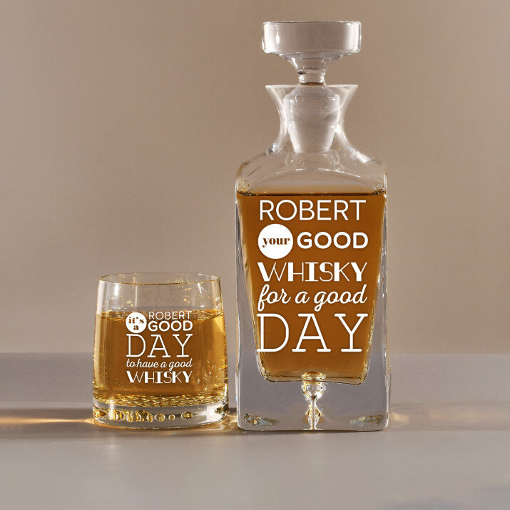 Good day - Set cu carafă și pahare pentru whisky Good day - Set cu carafă și pahare pentru whisky