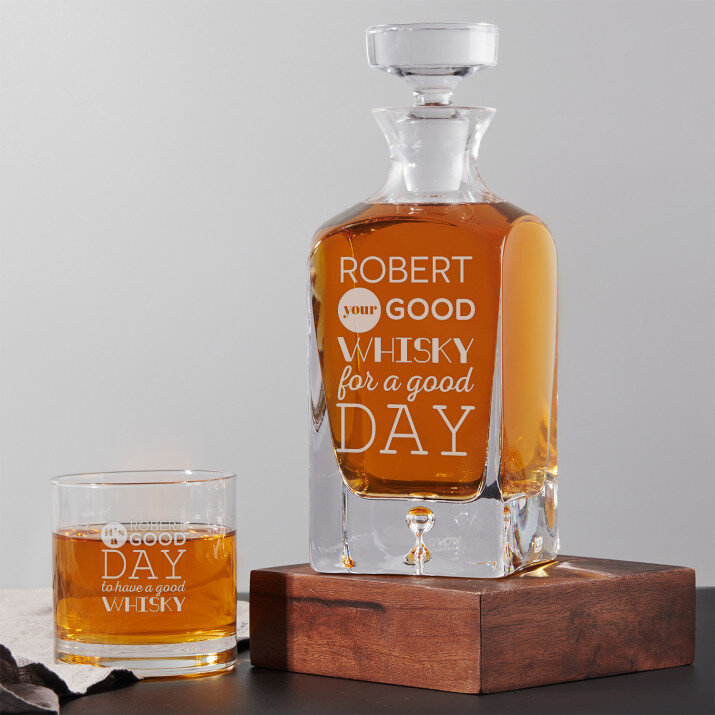 Good day - Set cu carafă și pahare pentru whisky Good day - Set cu carafă și pahare pentru whisky