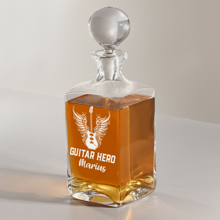 Guitar hero - Carafă pentru whisky
