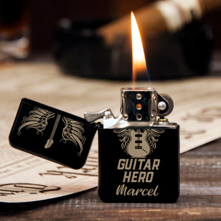 Guitar hero - Brichetă pe benzină