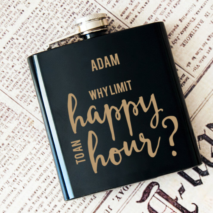 Happy hour - Ploscă neagră