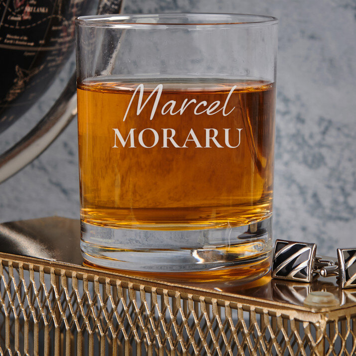 Prenume și nume - Pahar pentru whisky