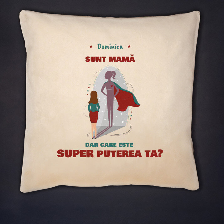 Sunt mamă - Pernă