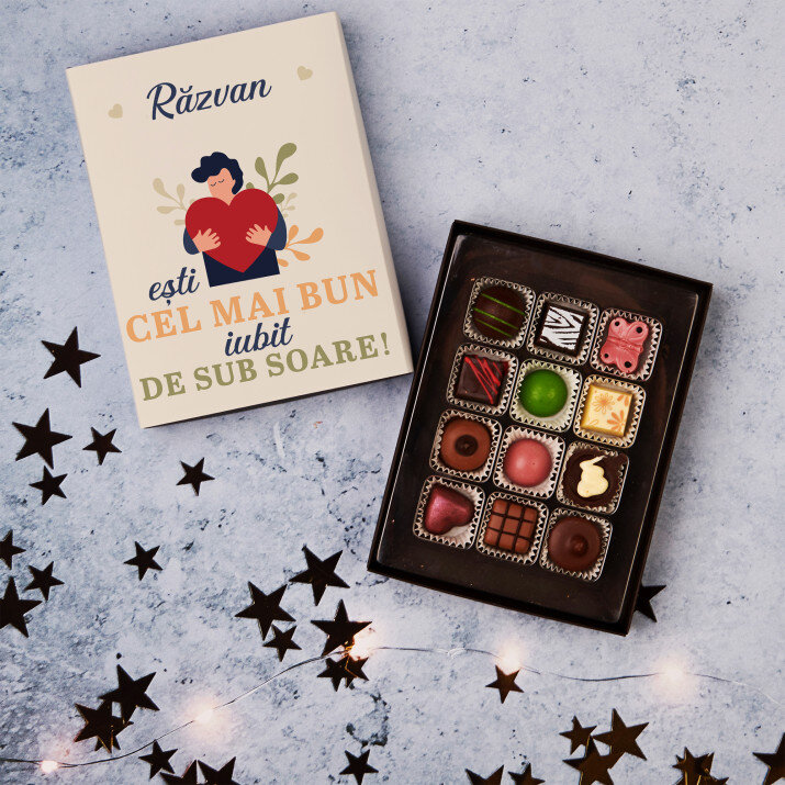 ești cel mai bun iubit de sub soare - Praline din ciocolată belgiană
