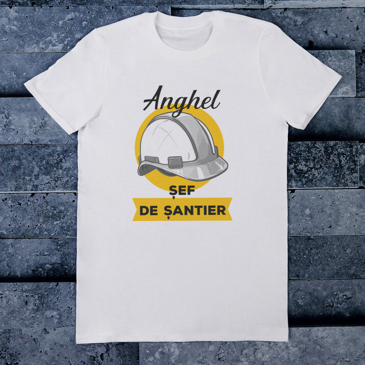 Șef de șantier - Tricou pentru bărbați
