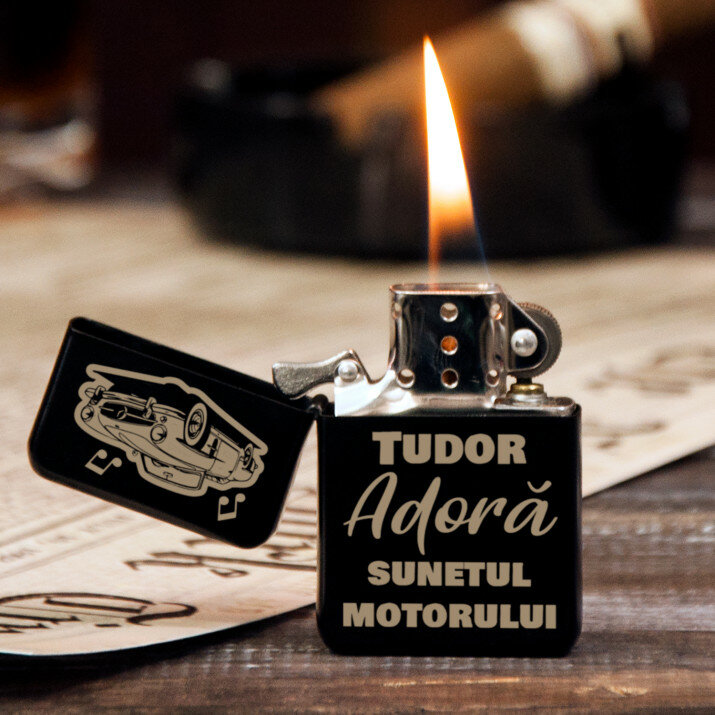 Adoră sunetul motorului - Brichetă pe benzină
