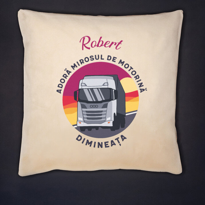 Adoră mirosul de motorină dimineața - Pernă
