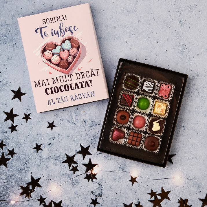 Te iubesc mai mult decât ciocolata - Praline din ciocolată belgiană
