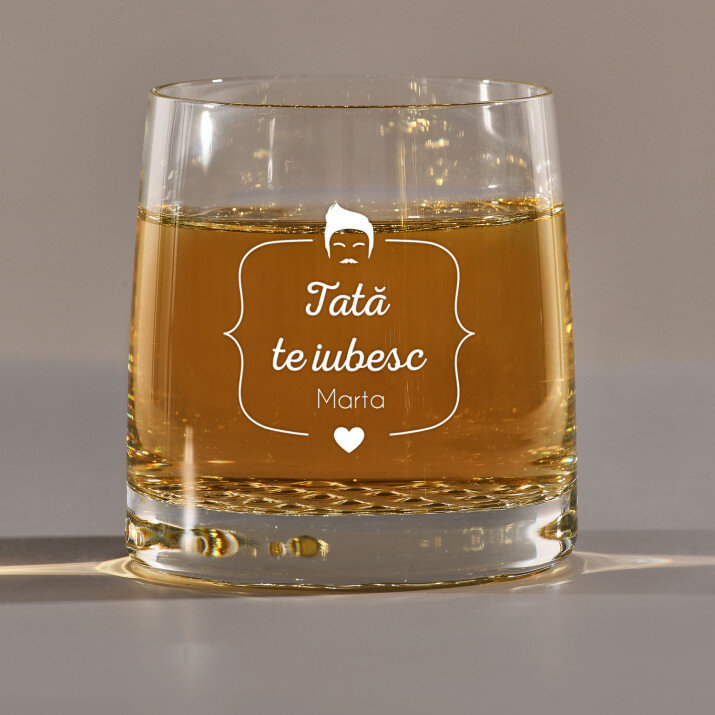 Îmi iubesc tatăl - Pahar pentru whisky