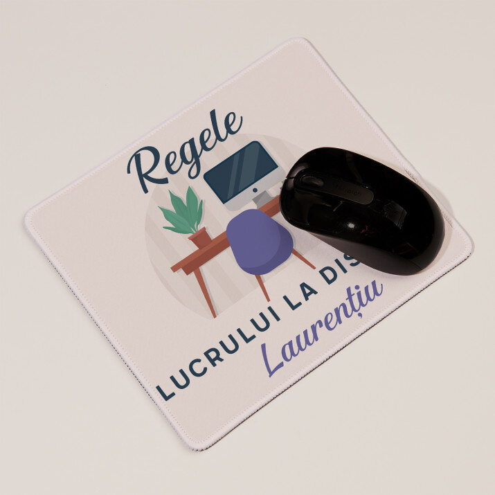 Regele lucrului la distanță - Mousepad