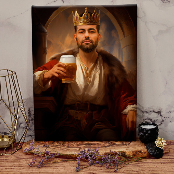 Regele cu bere - Portret Regal