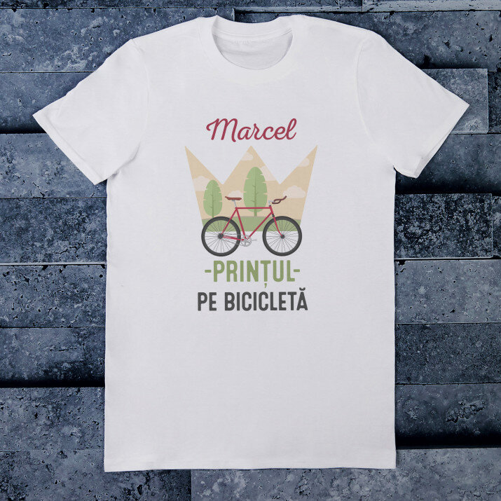 Prințul pe bicicletă - Tricou pentru bărbați