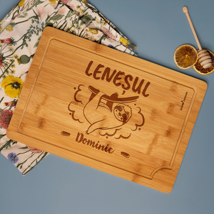 Leneșul - Tocător din bambuc