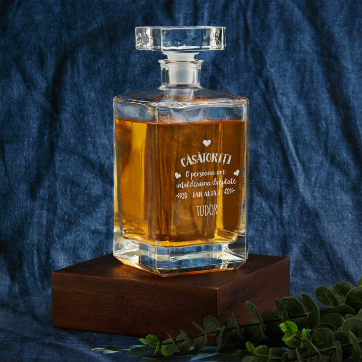 Căsătoria - Carafă pentru whisky 0,7l