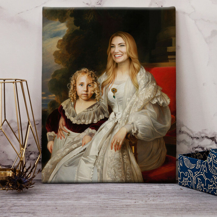 Mama și prințesa - Portret Regal