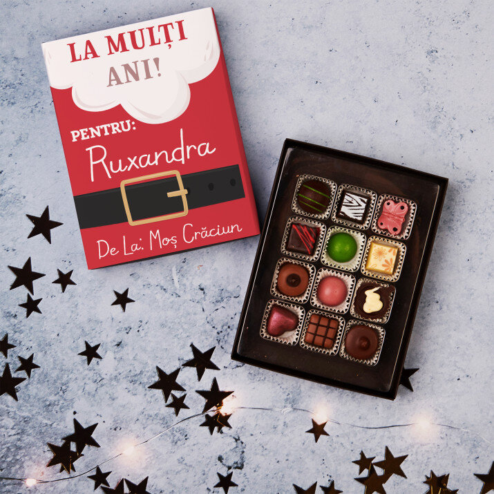 Moș Crăciun - Praline din ciocolată belgiană
