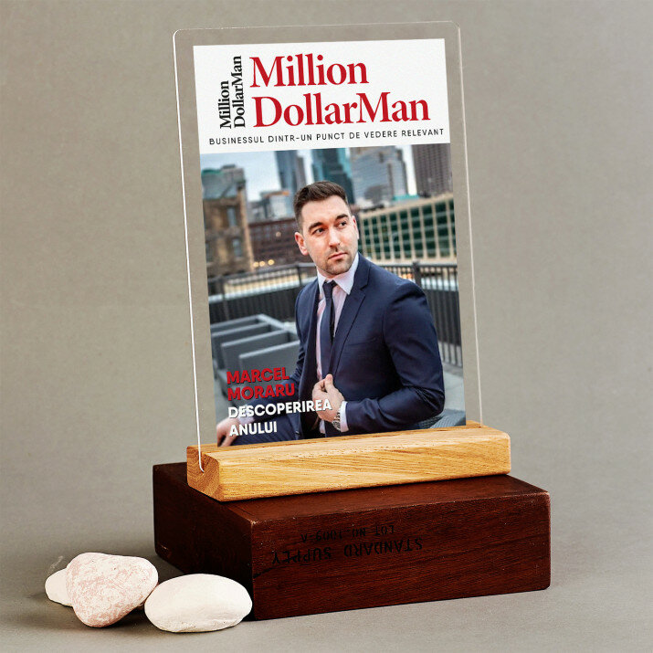 Million dollar man - Imprimare pe sticlă acrilică