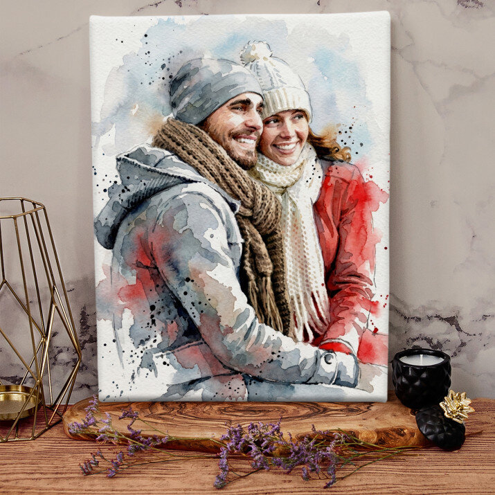 Waterborne paints - Portret Stilizat