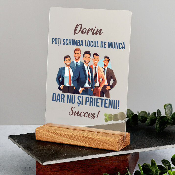poți schimba locul de muncă - Imprimare pe sticlă acrilică