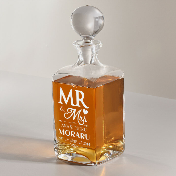 Mr mrs - Carafă pentru whisky