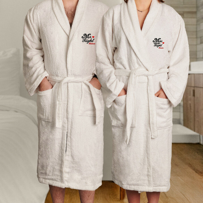 Mr & mrs right - Halate pentru cuplu