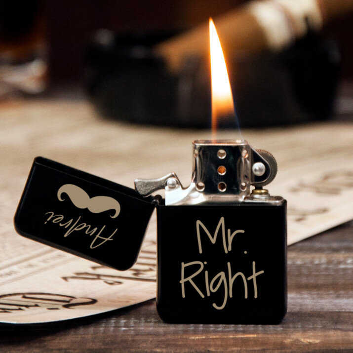 Mr right - Brichetă pe benzină