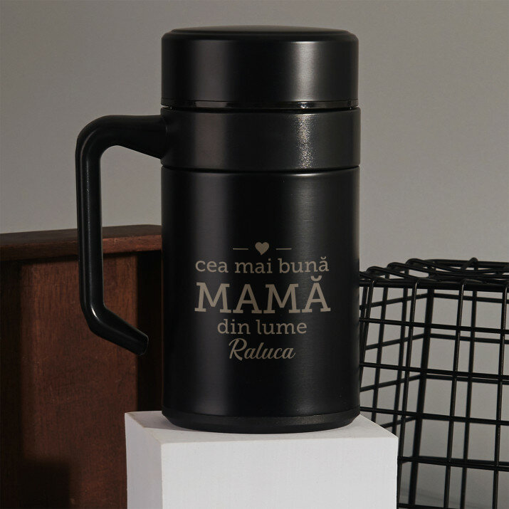 Cea mai bună mamă - Cană termică cu mâner