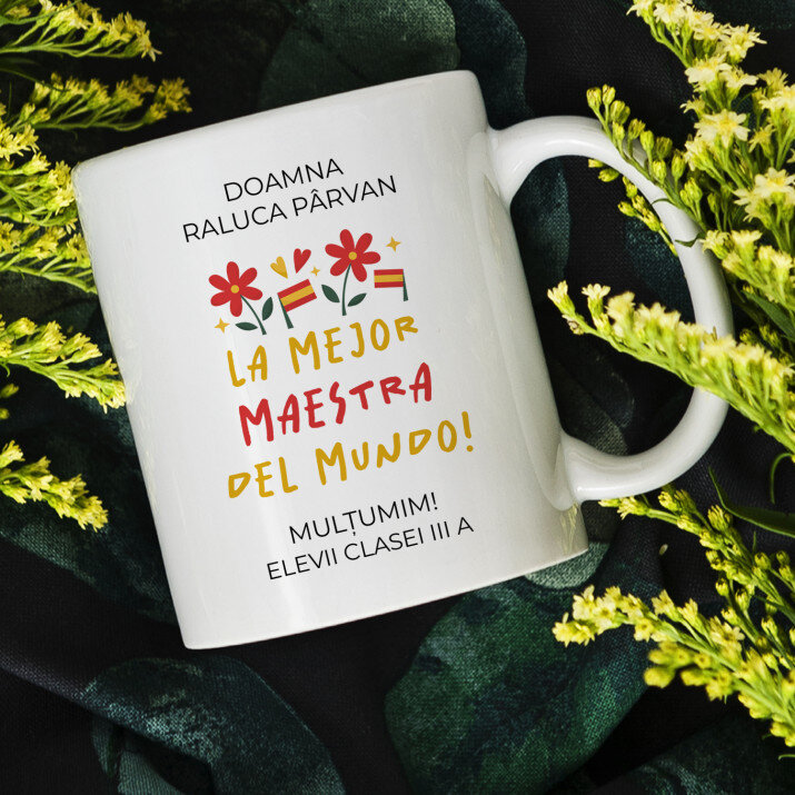 Cea mai bună profesoară de spaniolă - Cană 