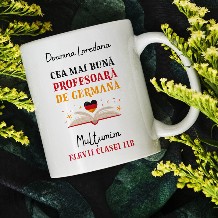 Cea mai bună profesoară de germană - Cană 
