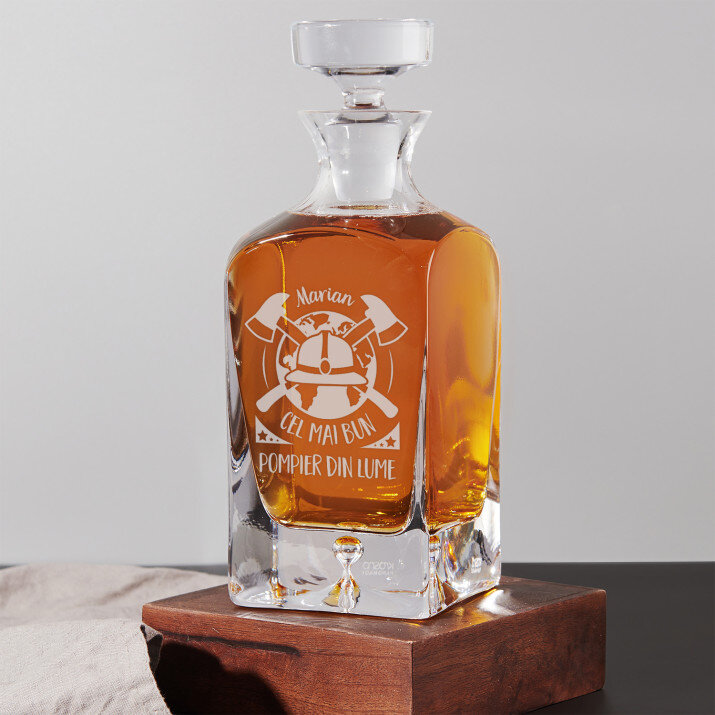 Cel mai bun pompier din lume - Carafă pentru whisky Cel mai bun pompier din lume - Carafă pentru whisky